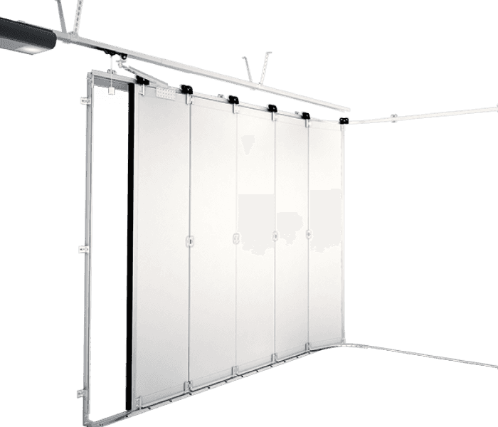 side sectional garage door 