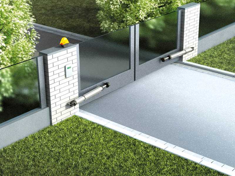 LEVO rotating gate operator in use