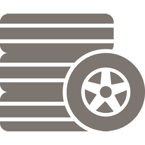 Icon of several tires stacked on top of one another