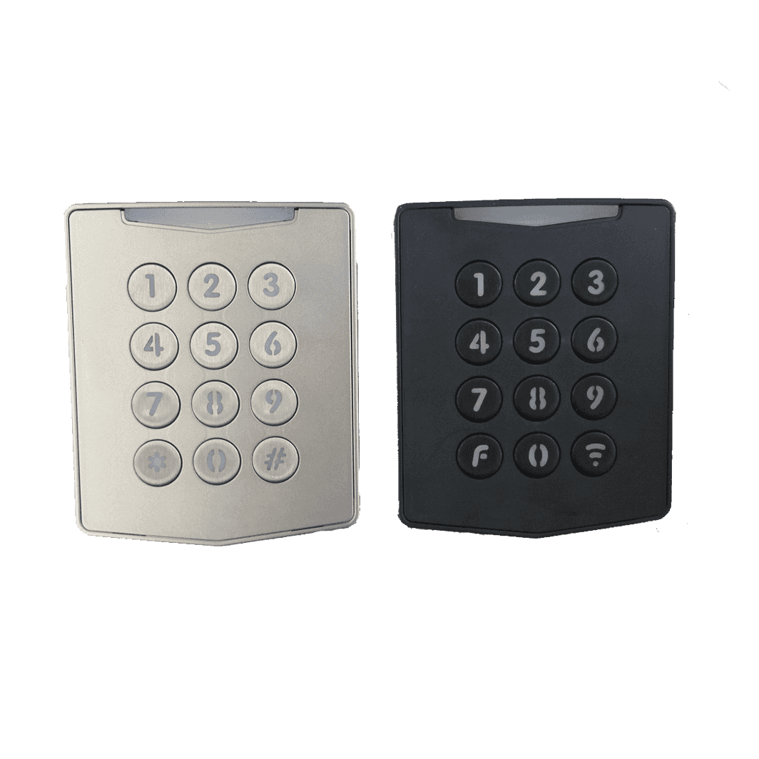 remote code switch in silver and black